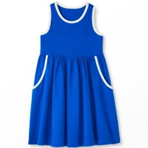 Hanna Andersson Girls Racerback Tank Dress 10